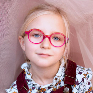 Tête à lunettes
